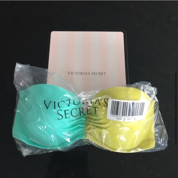 Victoria’s Secret colorblock padded underwire bandeau bikini top - Picture 3 of 3